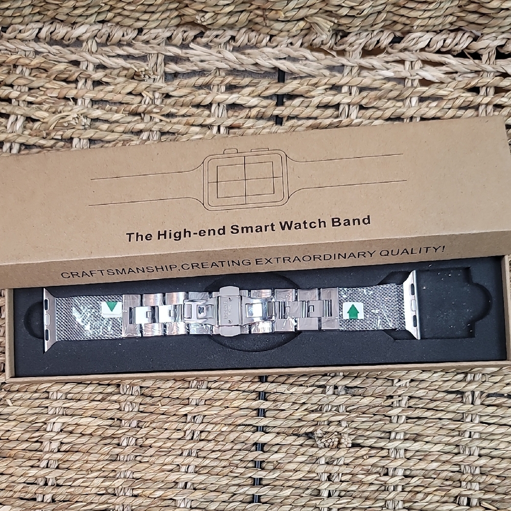 High-End Smart Watch Band - Silver  38/40 New Nwt